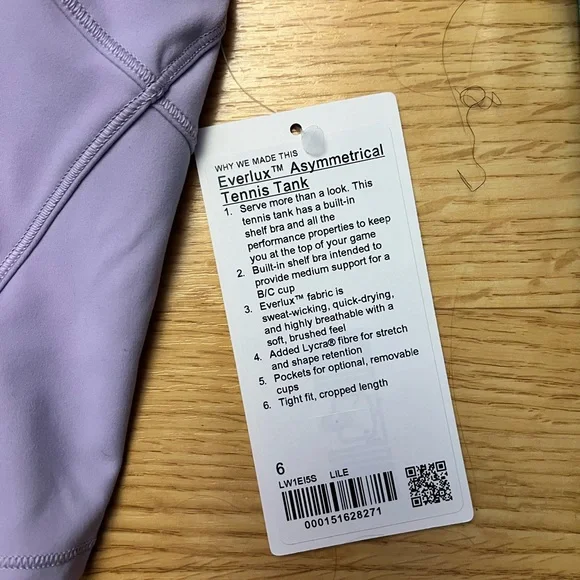 Lululemon asymmetrical tank top - Picture 2 of 3